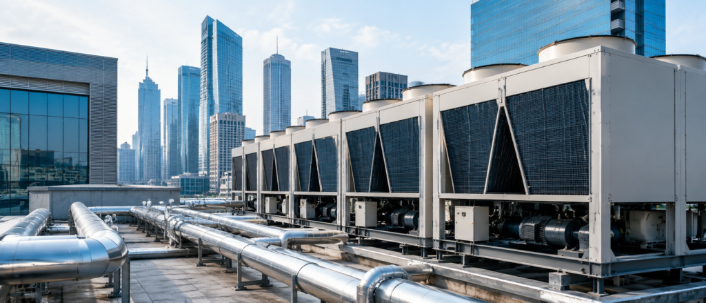 Centralized Air Conditioning Systems for Large Commercial Buildings