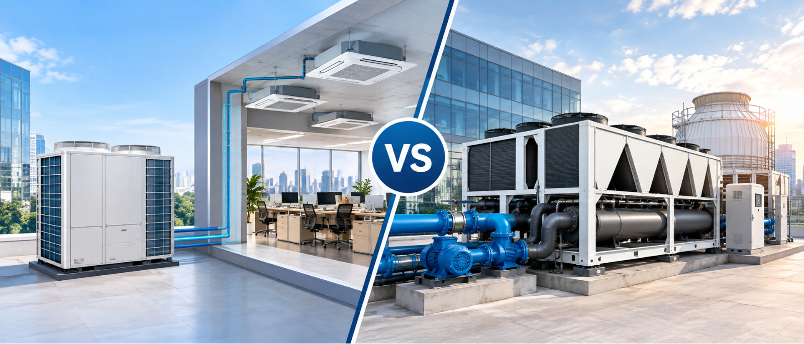 VRF vs Chiller System for Commercial Buildings: Which Is Right for Your Project?