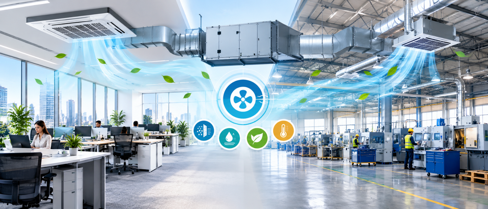 Indoor Air Quality in Commercial and Industrial Buildings: Why HVAC Systems Matter
